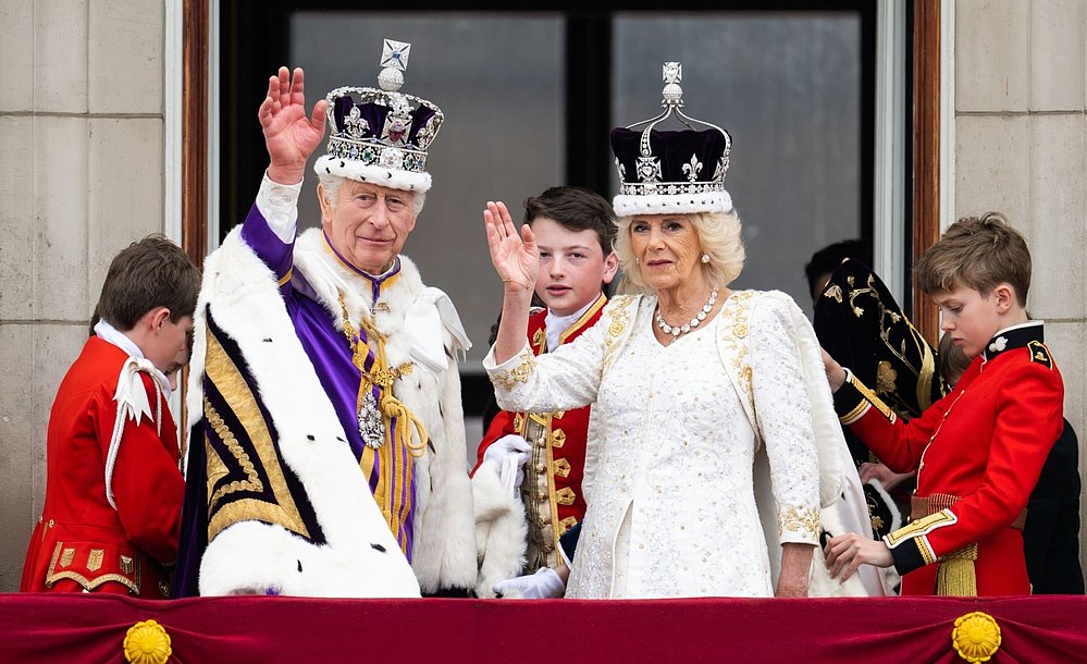 King,Charles,Iii,And,Queen,Camilla,Appear,On,The,Balcony